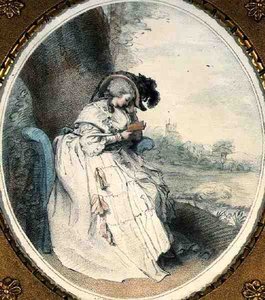 Society in Solitude, graverad och utgiven av konstnären. av John Raphael Smith