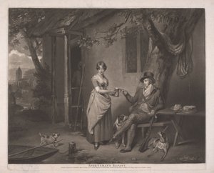 Jägarens måltid av John Raphael Smith