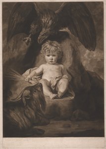 Jupiter som spädbarn av John Raphael Smith