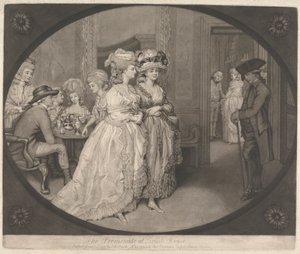 Promenade vid Carlisle House av John Raphael Smith