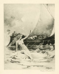 Illustration till Catullus dikter (fotogravyr) av John Reinhard Weguelin
