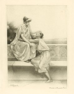 Illustration till Catullus dikter (fotogravyr) av John Reinhard Weguelin