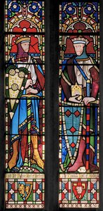 1300-talsriddare, Granvilles förfäder, 1859-60 (målat glas)