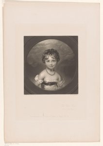 Porträtt av Emily Ashley-Cooper The Rose Bud / (Present Lady Ashley) (titel på objekt) av John Richardson Jackson