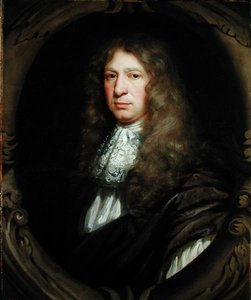 Porträtt av Sir John Streynsham Master (1604-1723) (olja på duk) av John Riley