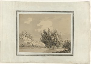 Poppel av John Robert Cozens (signed by artist)