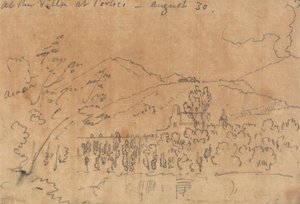 I Villan i Portici, 30 augusti av John Robert Cozens
