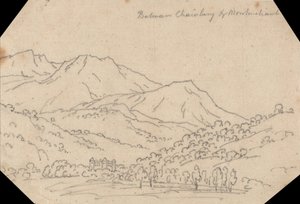 Mellan Chambery och Montmélian av John Robert Cozens