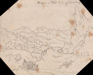 Mellan Saint-Thibaud-de-Couz och Chambery av John Robert Cozens