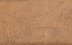 Mellan Tavernelle och San Casciano av John Robert Cozens