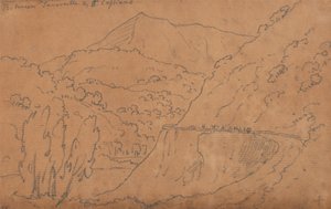 Mellan Tavernelle och San Casciano av John Robert Cozens