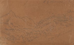 Bramaner från Mauriennes av John Robert Cozens