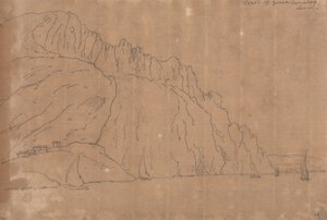 Genuas kust av John Robert Cozens