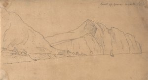 Genuas kust mot Lerici av John Robert Cozens