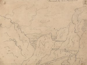 Nedstigning till Pont de Beauvoisin av John Robert Cozens