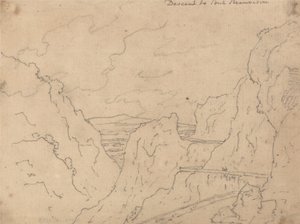 Nedstigning till Pont de Beauvoisin av John Robert Cozens