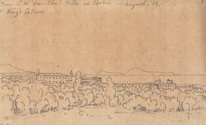 Från Sir W. Hamiltons villa i Portici den 12 augusti av John Robert Cozens