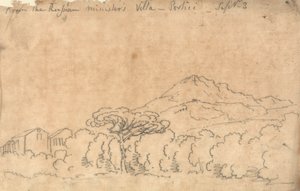 Från palatset i Portici, 7 september av John Robert Cozens