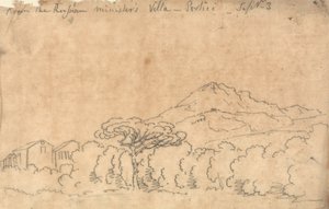 Från palatset i Portici, 7 september av John Robert Cozens