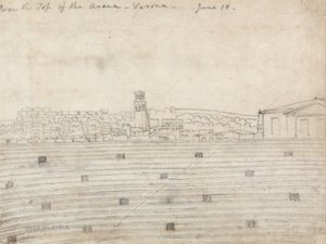 Från toppen av arenan, Verona av John Robert Cozens