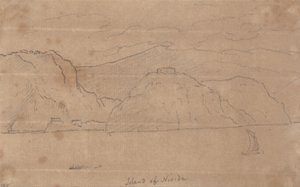 Ön Nisida av John Robert Cozens