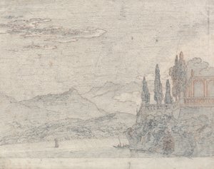 Ön Borromean, Lago Maggiore av John Robert Cozens
