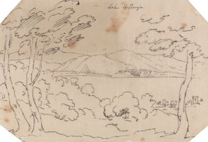 Perugiasjön av John Robert Cozens