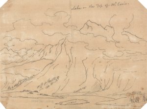 Sjön på toppen av Mont Cenis av John Robert Cozens