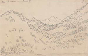 Nära Brixen, 7 juni av John Robert Cozens