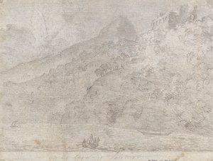 På Salernos kust av John Robert Cozens