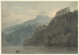 Vid Salernobukten nära Vietri av John Robert Cozens