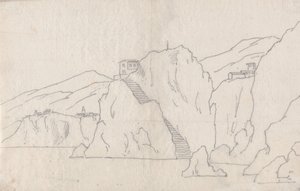 Klippkustlinjen av John Robert Cozens