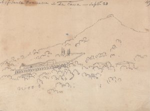 Santa Francesca på La Cava, 20 september av John Robert Cozens
