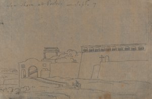 Sea Shore vid Portici, 7 september av John Robert Cozens