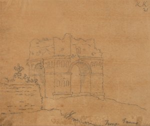 Janus tempel av John Robert Cozens