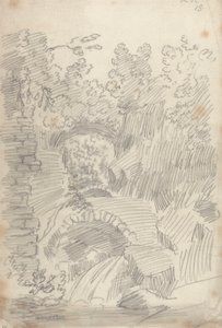 Terrano Bridge, Civita Castellana av John Robert Cozens