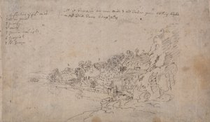 Avonflodens stränder vid Hotwells av John Robert Cozens