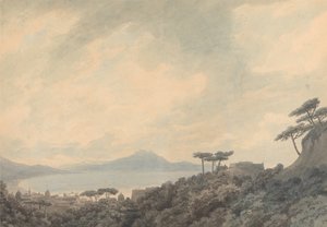 Neapelbukten från Capodimonte av John Robert Cozens