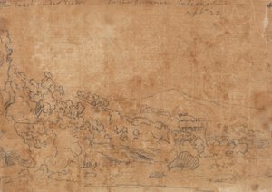 Kusten under Vietri av John Robert Cozens