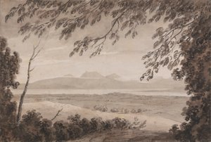 Genèvesjön från kantonen Bern av John Robert Cozens