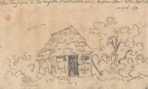 Pagliaro i Myrtle Plantation i Sir William Hamiltons villa, Portici av John Robert Cozens
