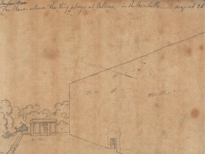 Platsen där kungen spelar på Palloni av John Robert Cozens