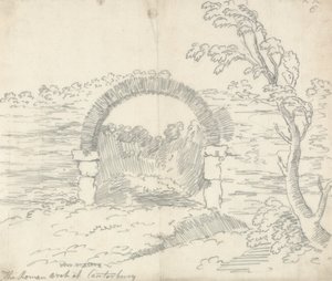 Den romerska bågen i Canterbury av John Robert Cozens