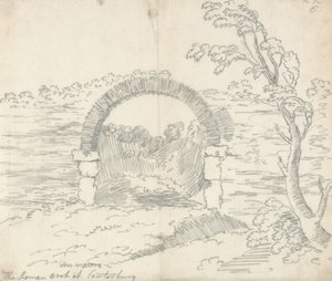 Den romerska bågen i Canterbury av John Robert Cozens
