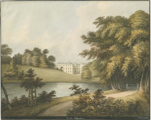 Enville Hall: akvarellmålning och [1800-talet]