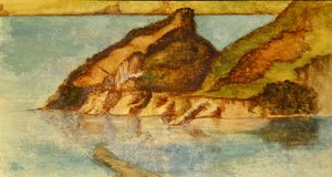 Lake scene, ca 1880 (akvarell på papper) (par till 359451) av John Roddam Spencer Stanhope