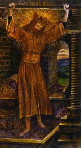The Wine Press, ca 1860 (akvarell, gouache & guldfärg på papper) av John Roddam Spencer Stanhope