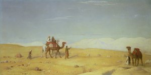 Mosedalen, i Sinaiöknen, 1866