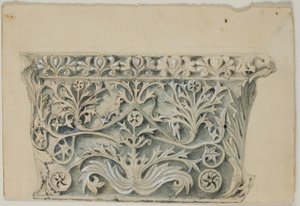 Bysantinsk kolumnhuvudstad av John Ruskin