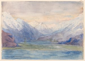 Bergslandskap av John Ruskin